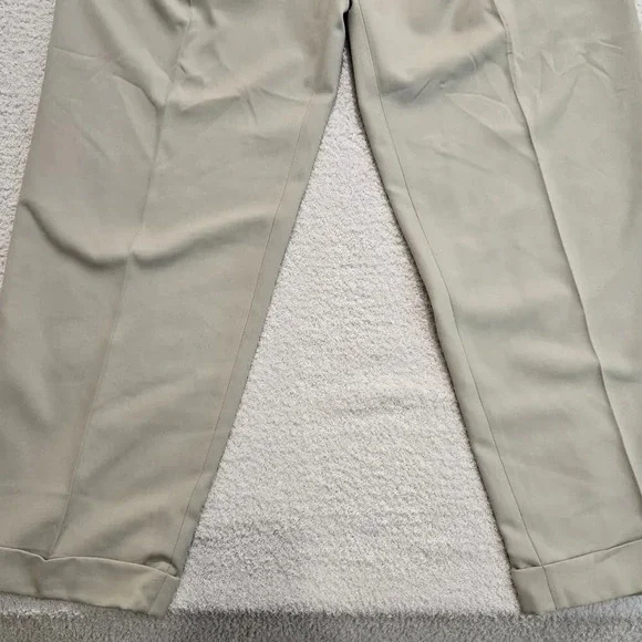 PGA Tour Khaki Golf Pants Men's 38x30 NWT Pleated Cuffed - Picture 3 of 16